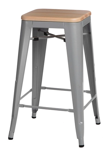 Hoker Paris Wood 75cm szary sosna         naturalna Outlet