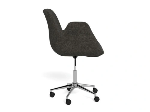 Fotel biurowy Beth beżowy obrotowy z podłokietnikami do biurka