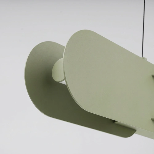 Lampa wisząca LED CHAIN 91 zielona oliwka nad wyspę nowoczesna