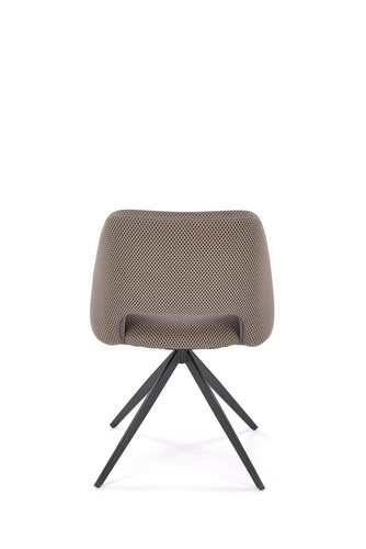 Krzesło biurowe obrotowe Maeba Intesi tapicerowane szare nowoczesne do biura i pokoju młodzieżowego