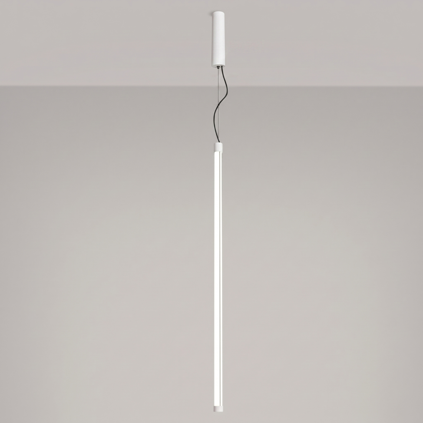 Lampa wisząca TRANG 100 biała LED regulowana nad wyspę