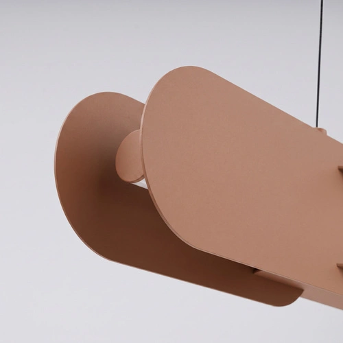 Lampa wisząca LED CHAIN 158 mocca nowoczesna nad wyspę
