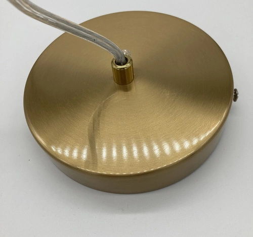 Lampa wisząca LED U-SHAPE mosiądz nowoczesna do salonu i jadalni Step into Design