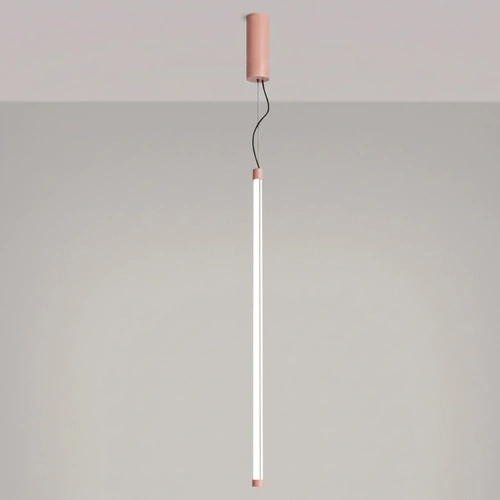 Lampa wisząca TRANG 100 LED brzoskwiniowa nad wyspę regulowana