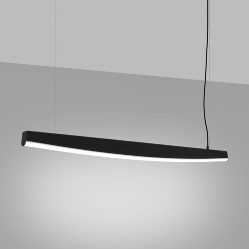 Lampa sufitowa LED JORUN 120 czarna nowoczesna regulowana do salonu i jadalni