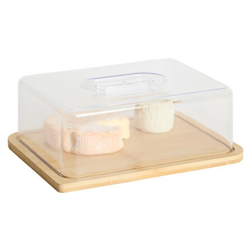 Pojemnik do przechowywania serów bambus