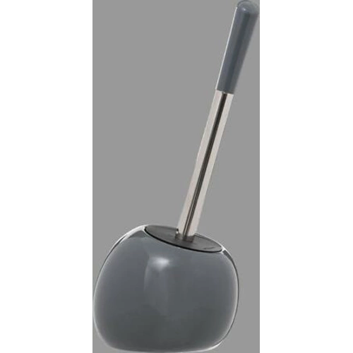 Szczotka do WC kamionkowa Colors szara nowoczesna do łazienki 35 cm 5five