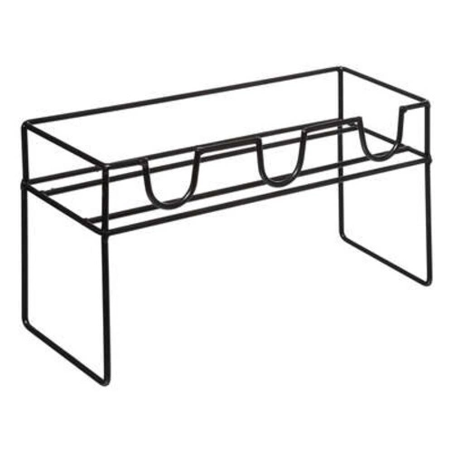 Zestaw 3 szklanych słojów do napojów 1,5l z kranikiem na metalowym stojaku 5five simply smart