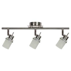 Lampa sufitowa Frozen listwa 3x40W G9 nikiel mat
