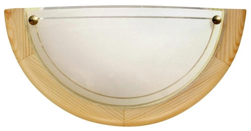 Plafon sufitowy drewniany Candellux 1030 biały do salonu sypialni jadalni 30 cm