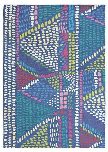 Dywan nowoczesny wełniany Palais 250x350 multikolor art deco do salonu i sypialni