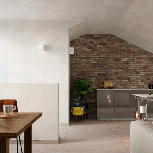 Kinkiet ścienny nowoczesny LEO LINE Sollux biały ceramiczny do salonu i sypialni 14x14 cm