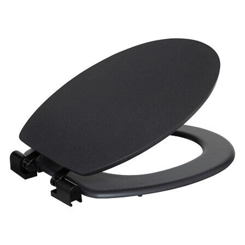 Deska sedesowa Onyx czarna wolnoopadająca z duroplastu do toalety nowoczesna