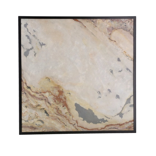 Plafon kwadratowy LED Luxan 59x59 czarny rustykalny do salonu, kuchni i sypialni