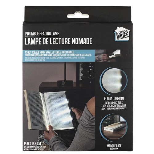 Intesi Zakładka lampka LED do czytania książek do sypialni 17 cm