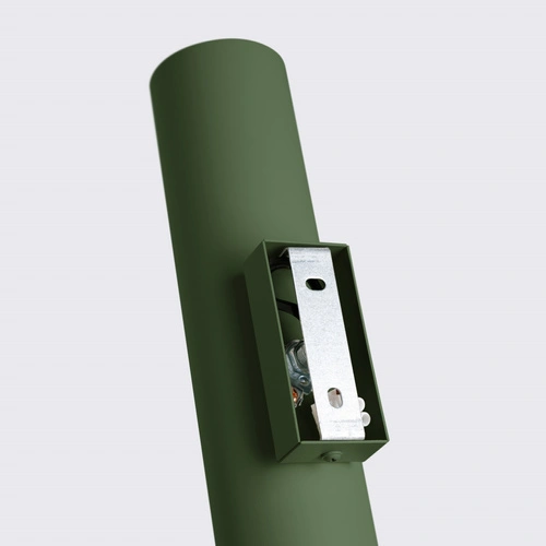 Kinkiet ścienny Lagos 2 loftowy zielony oliwkowy stalowy do salonu i sypialni SOLLUX LIGHTING