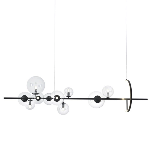Lampa wisząca ORION LONG-120 czarna 120cm