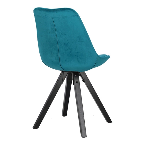 Krzesło Dima VIC bottle green /black welwetowe