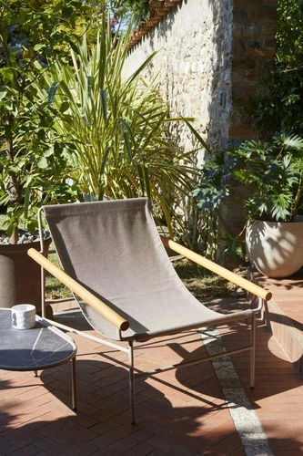 Fotel wypoczynkowy Dress_Code Smart outdoor do ogrodu i na taras nowoczesny z podłokietnikami