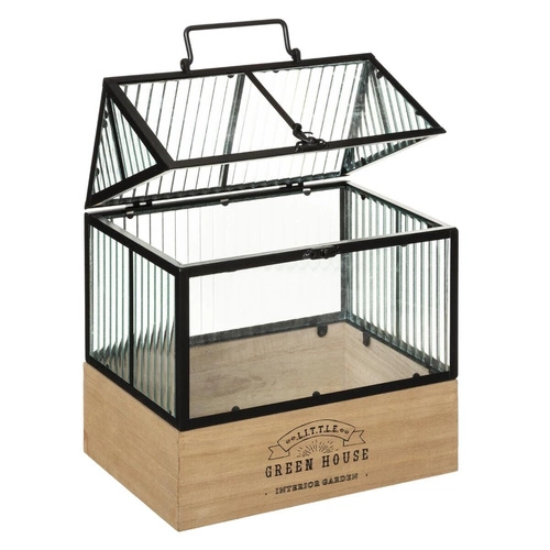 Mini szklarnia czarna