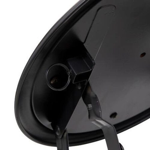 Taboret składany PU czarny welurowy do kuchni nowoczesny metalowy 5five simply smart