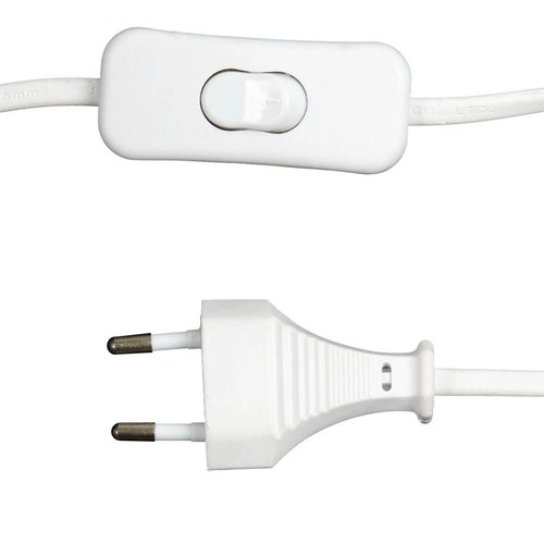 Lampka nocna do pokoju dziecka Panda biała nowoczesna stołowa z abażurem Intesi 36 cm