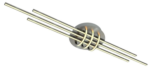 Plafon LED Naksos złoty 110 cm nowoczesny do salonu i jadalni CANDELLUX glamour