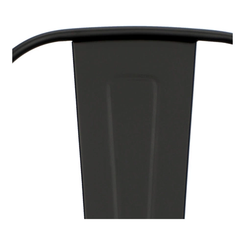 Krzesło Niort czarny metalowe