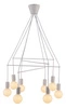 Lampa wisząca Alto 8x40W E27 biały  matowy