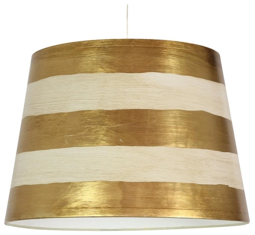 Lampa wisząca Americano nowoczesna beżowo-złota do salonu i jadalni 35 cm Candellux
