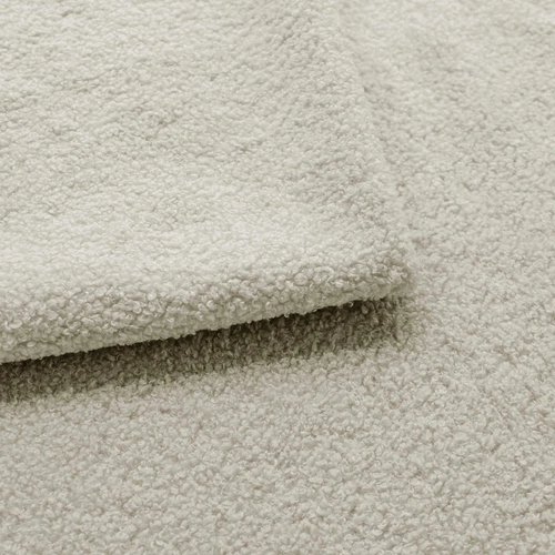 Narożnik z funkcją spania Hobro lewy beżowy skandynawski do salonu z pojemnikiem