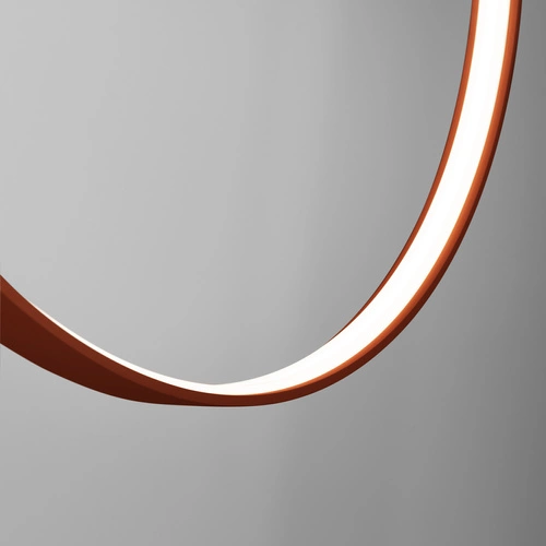 Lampa wisząca LED RIO 78 czerwona nowoczesna regulowana do salonu kuchni nad stół