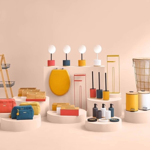 Deska sedesowa Modern Color żółta z duroplastu do łazienki