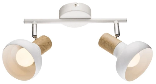 Lampa sufitowa Puerto biała regulowana 2-punktowa do salonu i sypialni CANDELLUX