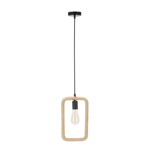 Lampa wisząca Ostor czarny+beżowy 1x40W  E27