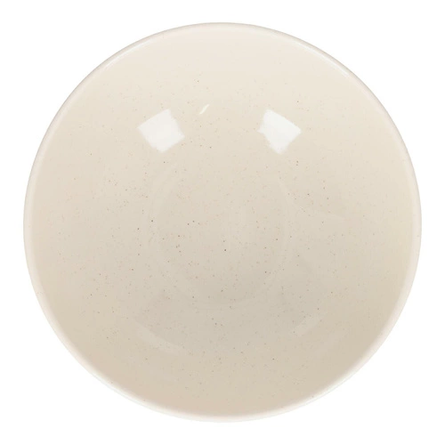 Miska obiadowa ceramiczna Gomera 25cm biała okrągła do sałatek i przekąsek Intesi