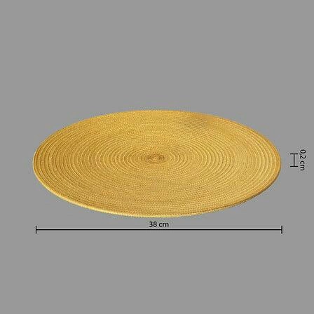 Okrągła podkładka pod talerz musztardowa 38 cm 5five simply smart do kuchni