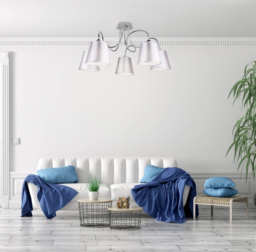 Lampa wisząca Luk 5x40W E14 chrom