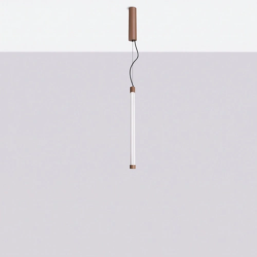 Lampa wisząca TRANG 50 mocca LED do salonu regulowana nowoczesna