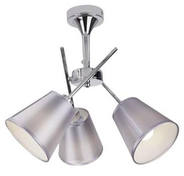 Lampa wisząca Vox 3x40W E14 chrom  z abażurem