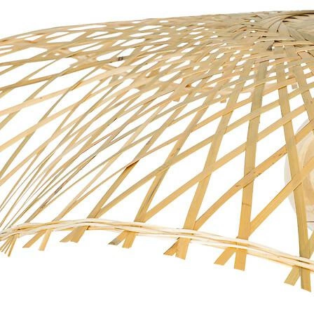 Lampa wisząca bambusowa Tess 58 cm do salonu i jadalni regulowana boho Atmosphera