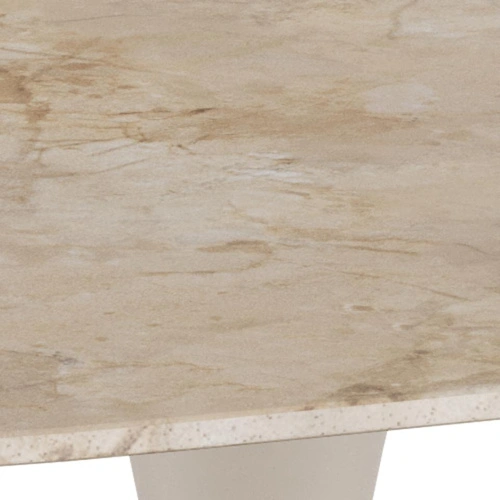 Stół Malta Actona kwadratowy do jadalni nowoczesny ceramika brązowa 90x90