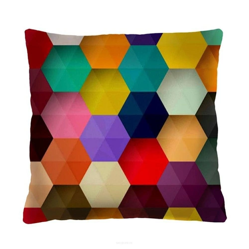 Poduszka dekoracyjna welurowa antyalergiczna FACTOR do salonu i sypialni multikolor 40x40