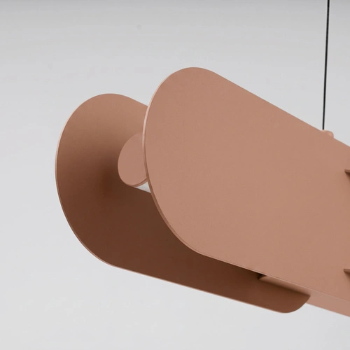 Lampa wisząca LED CHAIN 91 mocca nowoczesna nad stół do jadalni