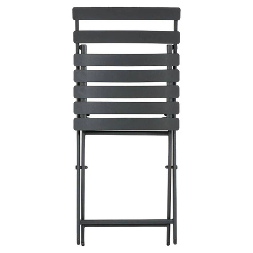 Krzesło składane Greensboro grafitowe