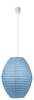 Lampa wisząca Kokon ul-kula papierowa  niebieski 40x55cm/linka