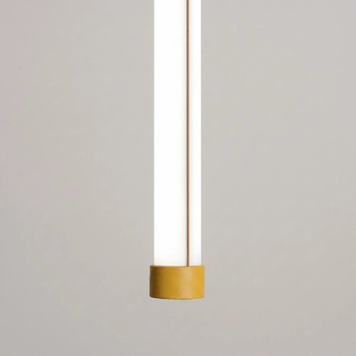 Lampa wisząca TRANG 75 żółta LED pojedyncza nad wyspę do kuchni