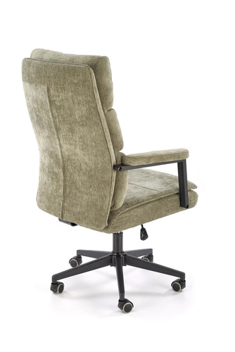 Fotel biurowy ergonomiczny Nurah oliwkowy obrotowy z podłokietnikami do biura Intesi