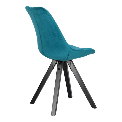 Krzesło Dima VIC bottle green /black welwetowe