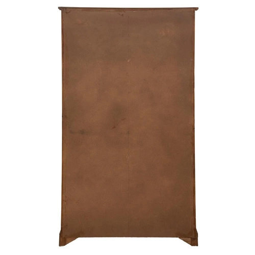 Regał na książki z szybą Danik jodła Atmosphera industrialny do salonu i gabinetu 150 cm